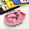 Teens Elastic Beanie Knit Skull Caps with Jacquard Skull&Rose Pattern Skiing Hat