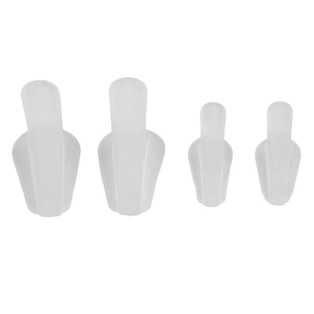 8 Pairs Toe Separator Silicone Soft Elastic Toe Corrector Spacer for Overlapping Toe Bunion Alignment