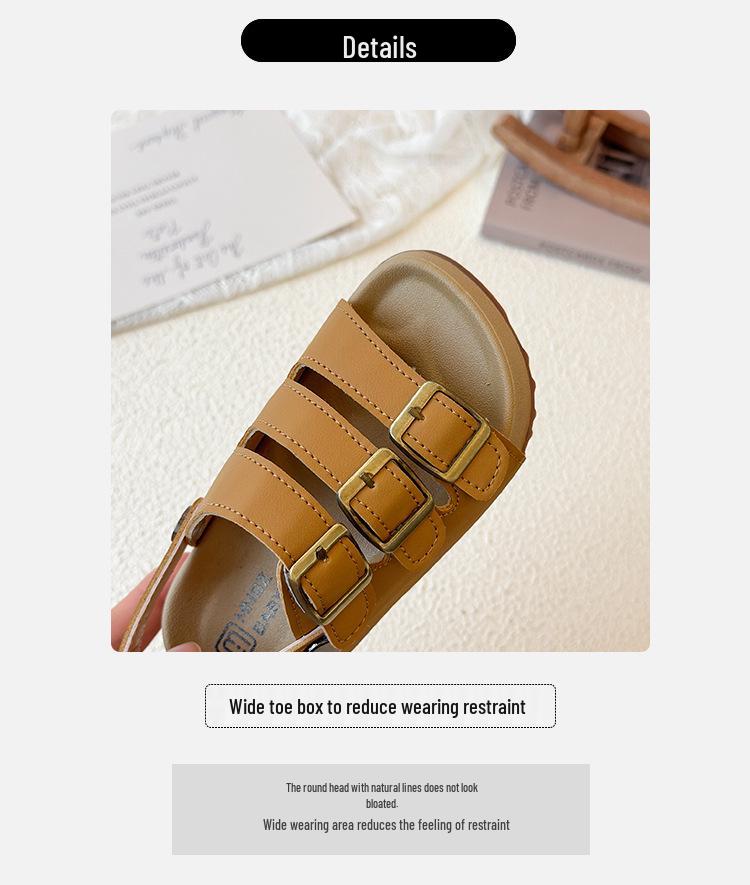 Children's Summer Sandals 2026: Breathable, Non-slip Velcro Beach Shoes for Boys & Girls