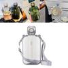 Flacher Typ Raumbecher mit Riemen Outdoor-Sport Wasserflasche für junge Erwachsene