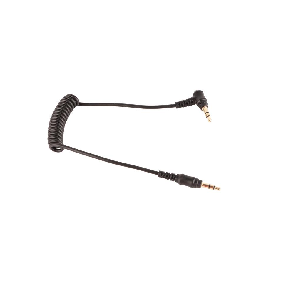 3.5mm TRS‑TRS Audio Cable for Connecting Microphone to Digital Camera Aux Transfer Wire