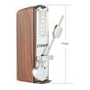 Btuty Portable Mini Mechanical Metronome 11cm Universal for Piano Guitar Violin Ukulele and Chinese Instruments