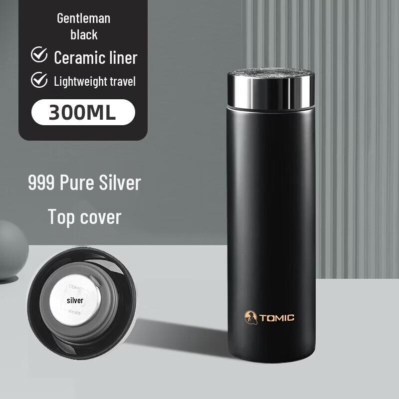 TOMIC 300ML Stainless Steel Ceramic Insulated Mug