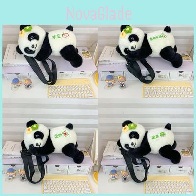 Panda Plush Backpack For Girls With Zipper Closure And Inner Pocket Perfect For Daily Use