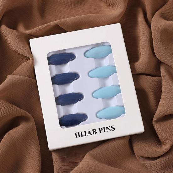 8 pinzas para ropa, antideslizantes, ligeras y antiexposición, para cuello, imperdibles, herramienta de fijación para pañuelos, broches de plástico.