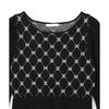 by Jill Casual Logo Jacquard Mermaid Knit Gray [Jill Stuart] Dress, Dress, Women's,