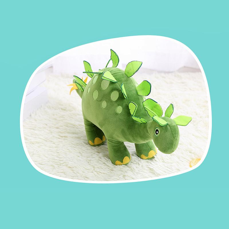 Dinasour Stuffed Toys Plush Soft Doll Home Office Decoration 3D Throw Pillow With Facial Expression