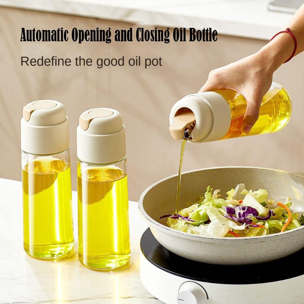 Glass Oil Pot Leak-proof Olive Oil Pourers New Oil Bottle Oil Soy Sauce Vinegar