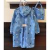 Japanese Style Lightweight Quick-Drying Breathable Kids Raincoat Rainproof Kindergarten Boys and Girls Waterproof Poncho Primary School Student