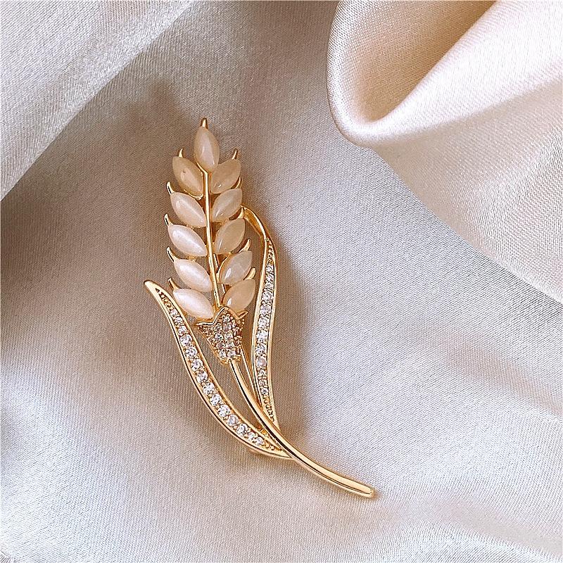 New Alloy Brooch High-end Niche Women's Peony High-end Pin Coat Suit High-end Versatile Brooch