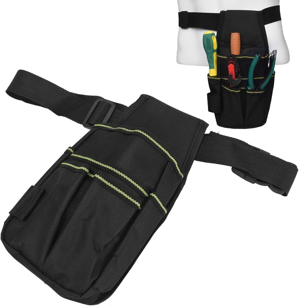 Koundeneko Waist Tool Detachable Waist Pouch for Tool Small Item Compact Pockets with Dividers Pouch, Bag, Work, Holder, Organizer, Design, Durable,