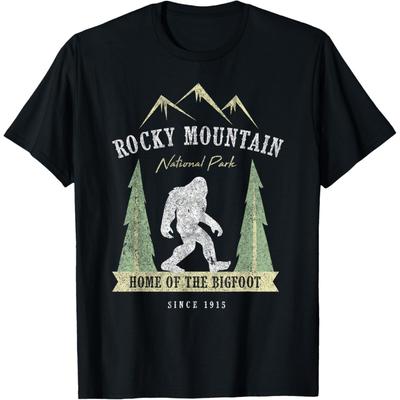 Rocky Mountain Nationalpark Bigfoot Colorado Geschenk Sasquatch T-Shirt