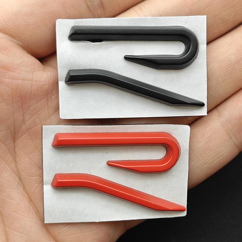 Pro VW VOLKSWAGEN 2026 Nové 3D Kovové Chromové Černé VW R Logo Znak Zadní Kufr Znak Nálepka pro Volkswagen Golf 8 MK8 GTI Polo Do