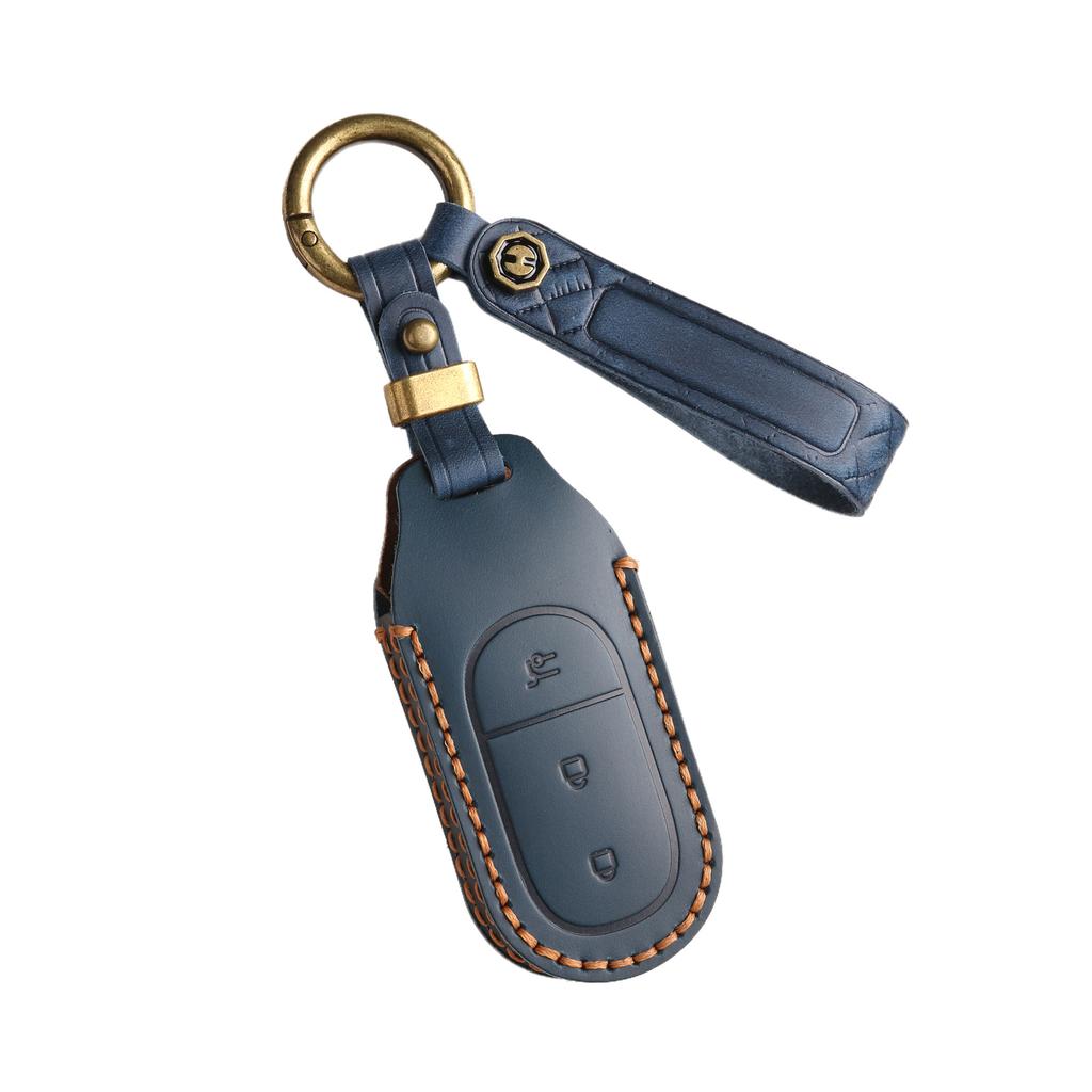 Anwendbar auf die neue Zero Running Schlüsselhülle T03 Schnalle C11 High-End S01 Auto Herren- und Damen-Rindsleder c01 Echtleder-Schutzhülle