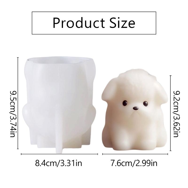 Cute Animal Puddings Silicone Molds Cute Fondants Molds Cake DIY Supplies Pastries Bakings Tool Soap Molds