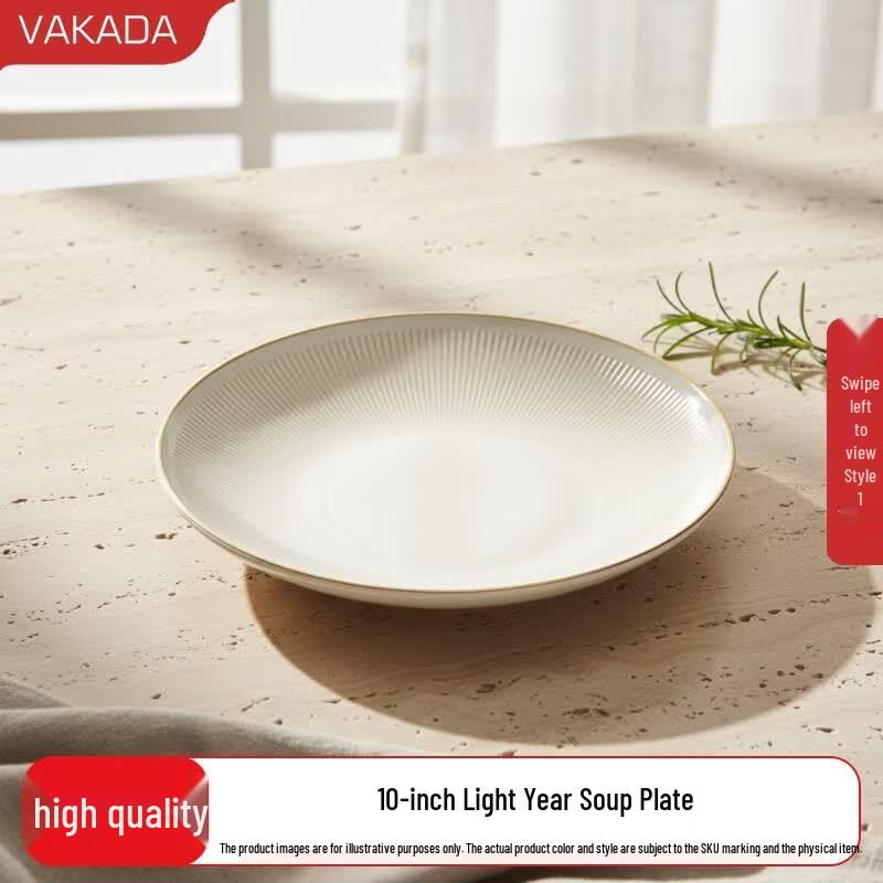 VAKADA Ceramic Versatile Deep Serving Plate