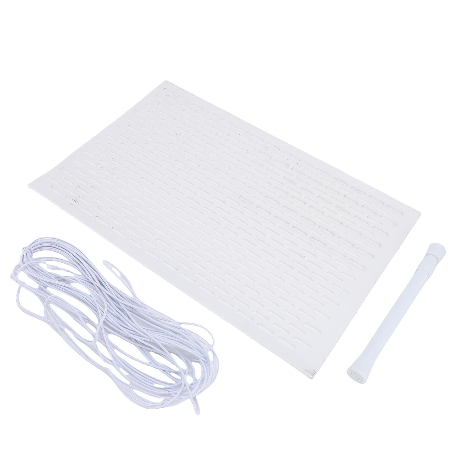 

Swimming Pool Skimmer Guard Kit, PP Pool Lf Skimmer Catcher Spring Action Net with 10m Rope Rope