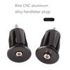 Bike Accessories, 1 Pair Aluminum Alloy   Handlebar Grips End Plugs for Road Mountain Bikes