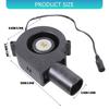 12V BBQ Air Blower Fan with Variable Speed Controlling Centrifugal Fan for Camping Outdoor Quick Charcoal Starter