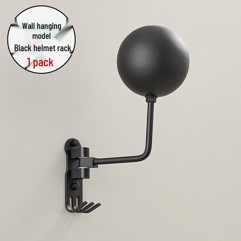 Punch-free Wall-mounted Helmet & Hat Storage Rack for Various Holders