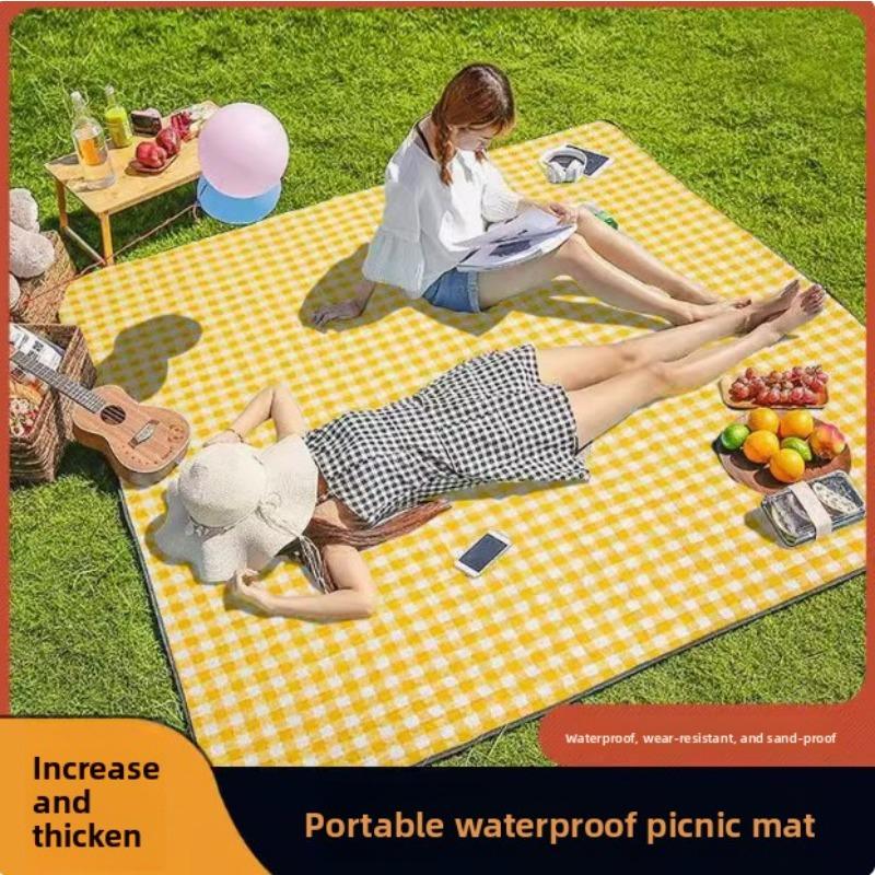Outdoor Camping Portable Beach Waterproof and Moisture-proof Thickened Picnic Mat