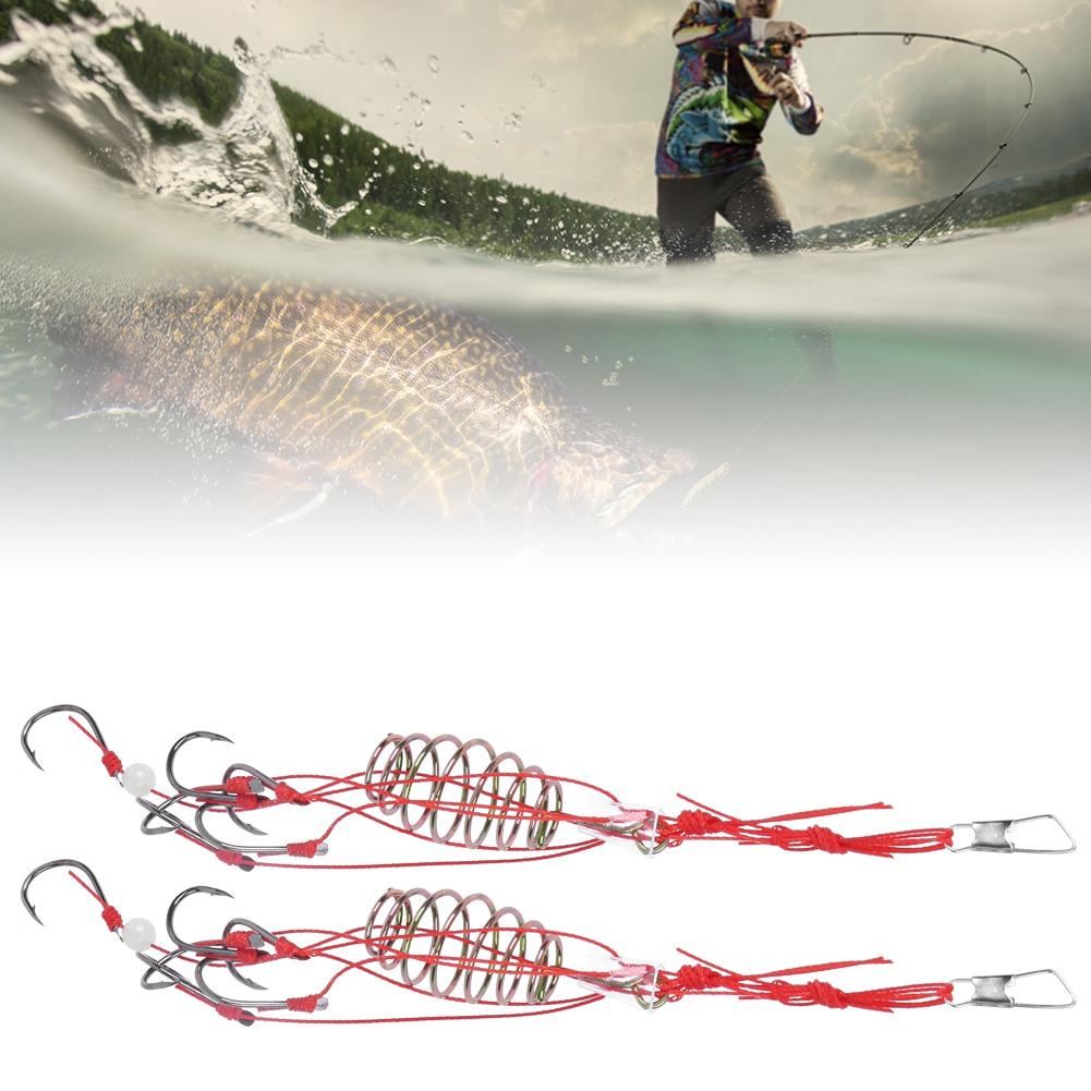 8 szt. Haczyk wybuchowy Wabiący haczyk świetlny Koszyk zanętowy Klatka pułapkowa ze stali nierdzewnej