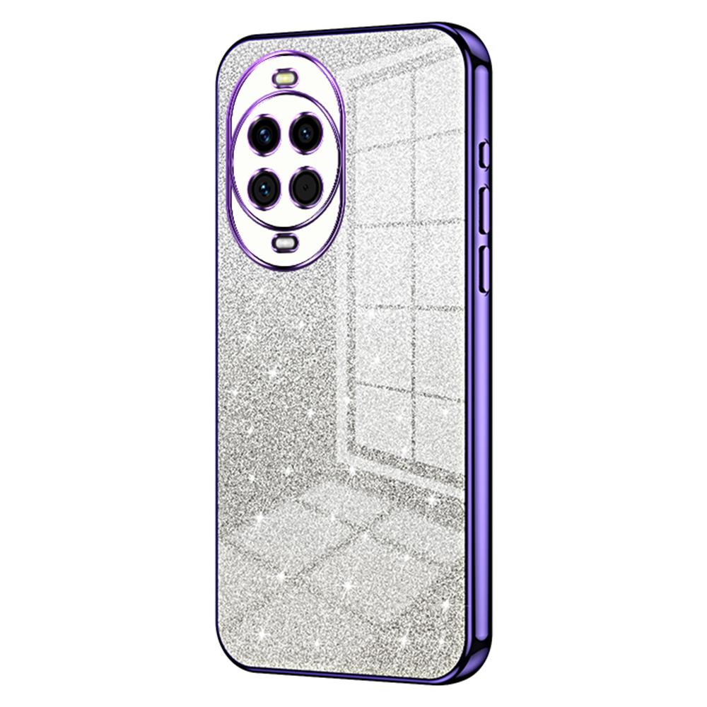 Pour Huawei nova 14 5G Coque Placage Galvanique Dégradé Paillettes TPU Housse de Téléphone