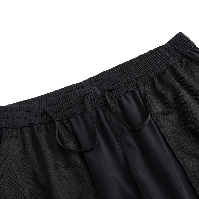 Anta Mens Woven Sports Long Pants Summer Casual Pants Men Bottoms Basic-Black 952627523-4