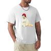 Santa Hat Cat Tshirt Casual Loose Fit Short Sleeve Tshirt