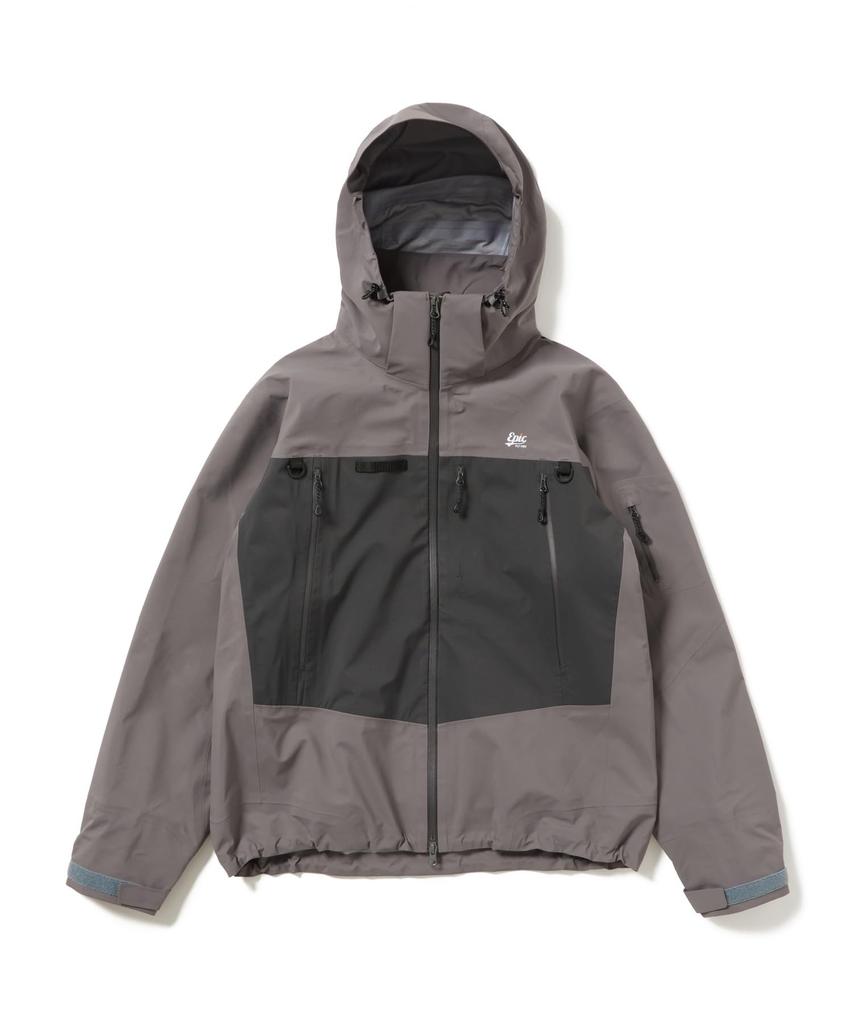 Snow Peak Milford Rain Jacket Rain Jacket Raincoat GREY L EP-JK-26SU002 Men's Women's