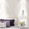 53cm background wallpaper room decoration wall stickers bedroom curved stripes moisture-proof non-woven fabric European style