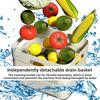 Fully Automatic Household Vegetable Washing Machine Multi purpose Oxygen Cleaning Machine for Fruits Vegetables Chopsticks