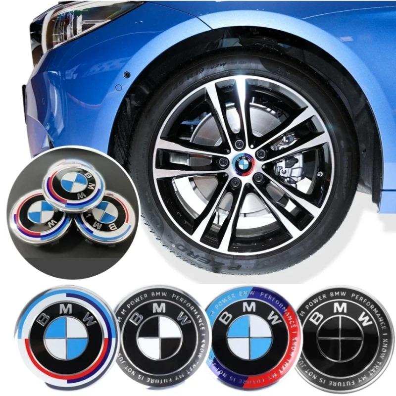 2026 Hot 4pcs Auto Rim Styling Caps Car Wheel Center Hub Cap Covers 56mm 68mm Compatible with BMW E36 E46 E53 E90 E60 E61 E93 E87 X1 X3 X