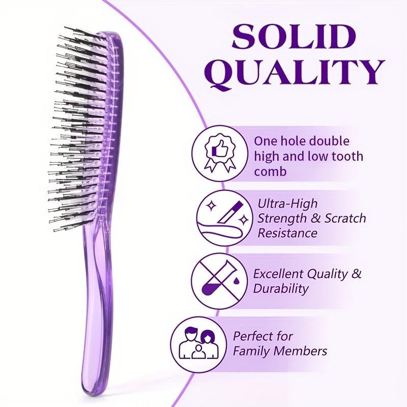 WANMEI Premium Head Massager Anti-static Scalp Brush Hair Massager Shampoo Brush Wet Plastic Detangling Brush Hair Cleaning Comb