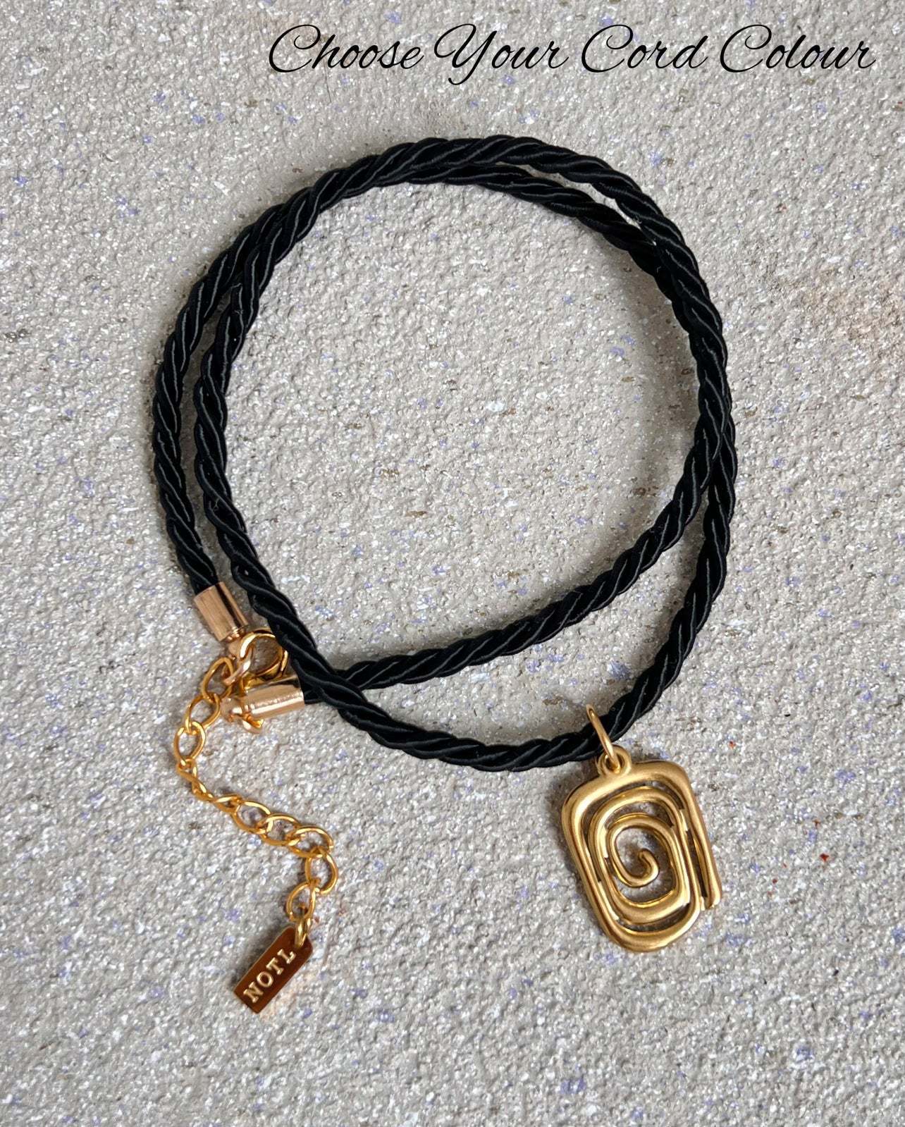 

Beach Resort Wind Conch Abstract Sun Rope Chain, Stainless Steel Furnace Vacuum Plating 18K Real Gold