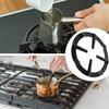 1 Pack Small Stove Stand Gas Wok Ring Stainless Steel Moka Pot Stand Coffee Pot Stand Round Burner Cookware Cooking Accessories