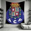 FC Porto Poster Wandbehang Gedruckte Stoffdecke Dekorative Wandteppiche für Schlafzimmer Wohnzimmer Heimdekoration