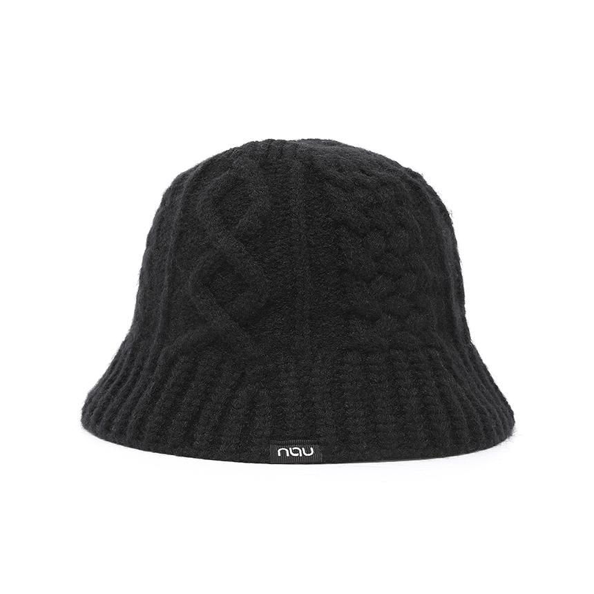 nau Winter Knit Bucket Hat Black