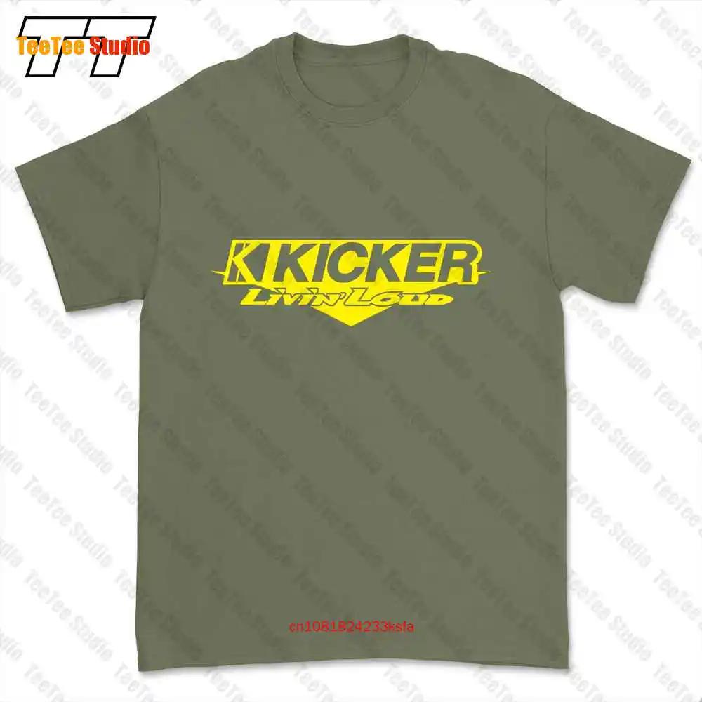 Kicker Livin Loud Audio Logo Speakers Amplifiers Car Subwoofers Tshirt Tee 1IM4
