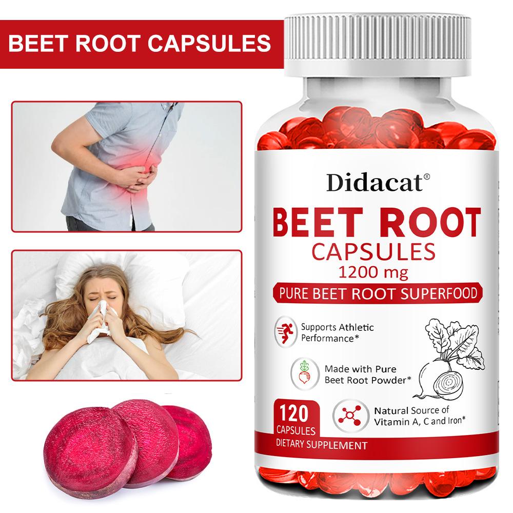 Vitamine Biologiche, Estratto di Barbabietola Super Potente, 1200 mg, 120 Capsule