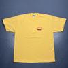 Vintage Edward J Cotter Fireboat Tshirt Yellow XL Dbl Sided VTG 2001 History