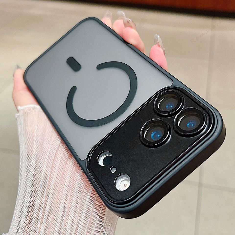 C Magnetic Phone Case for iPhone 14 15 16 Plus 11 12 13 16 17 Pro Max Air Matte Magsafe Wireless Charging Protector Cover