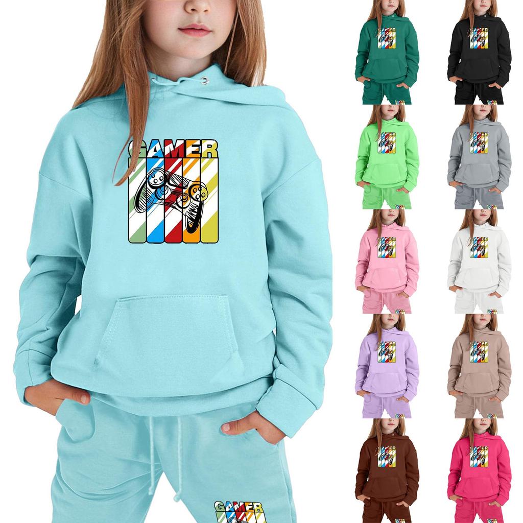 Chlapci Dívčí tepláky Oblečení Mikina s kapucí Tepláky na jogging Tepláky Set Módní outfit