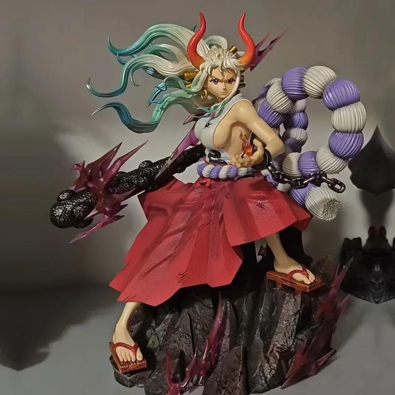 One Piece Yamato Gk Anime Girl Figure Collectible Resin Statue Home Desktop Decoration For Adult Anime Collectors