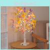 Silver Birch Tree Colorful Butterfly Tree Lights Christmas Decoration Supplies