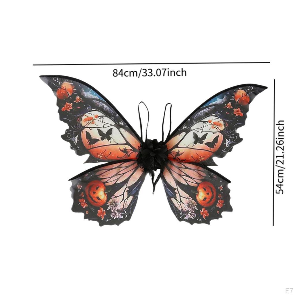 Dekoracyjne skrzydła na Halloween, kostiumy do odgrywania ról, urodziny dla kobiet i dziewcząt