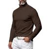 Men S Autumn Winter Slim Fit Half Mock Neck Long Sleeve T Shirt