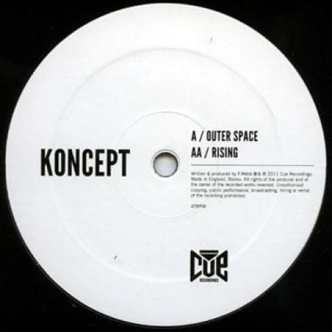 

12inch Record KONCEPT - Outer Space / Rising CUE005 Cue 2012 UK Dance & Electronica