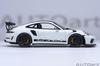 AUTOart Porsche 911 GT3 RS Weissach Package Finished Model 78176 1/18 (991.2) (White/Carbon Black)