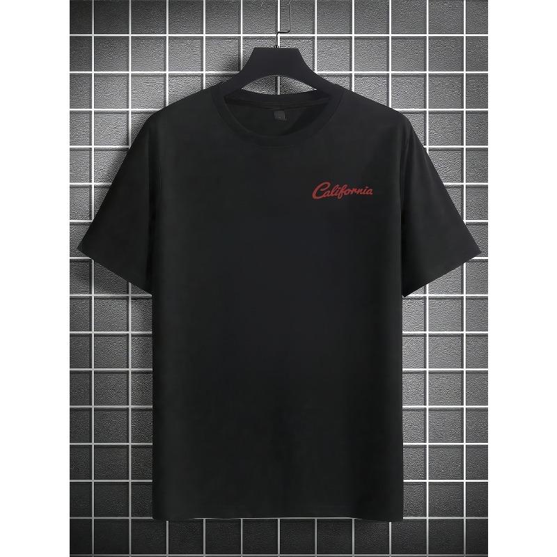 European Sizes T-Shirt, Men'S Top - Retro Car And Surfing Print | Men'S Pattern Print T-Shirt | Retro Nostalgia